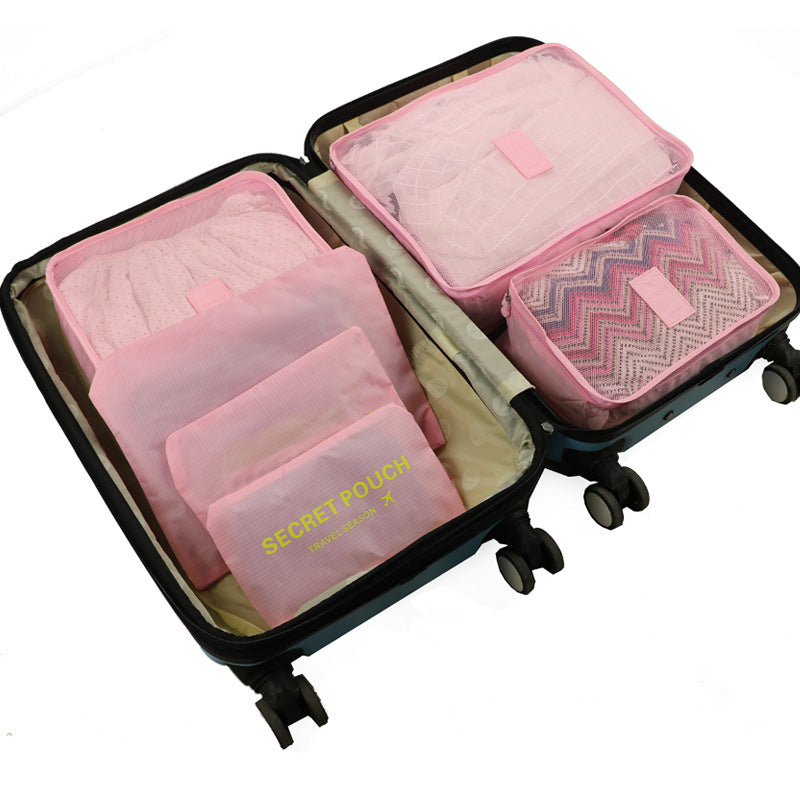 Large high-quality suits travel storage six-piece clothing finishing bag luggage bag