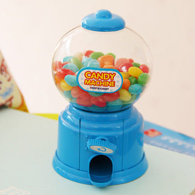 Cute Mini Bubble Gum Ball Candy Dispenser Machine Coin Box Kids Toy