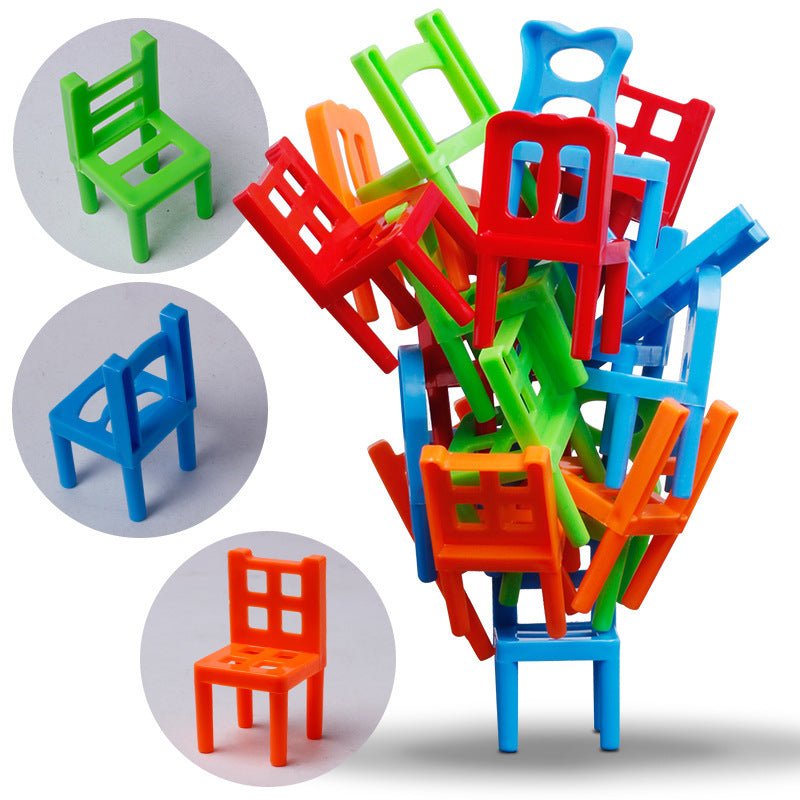 Hot Sale Children's Folding Chairs, Stools, Jenga, Parent-child Party, Puzzle Board Game Toys