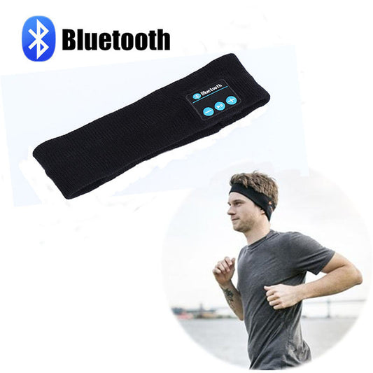 Wireless Bluetooth Knitted Music Basket Tooth Strap Running Yoga Sweat-absorbent Hair Bandana Basket Tooth Headband