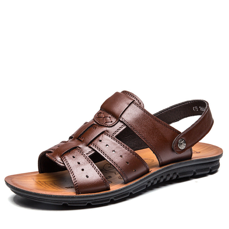 European and American new men's large size casual sandals