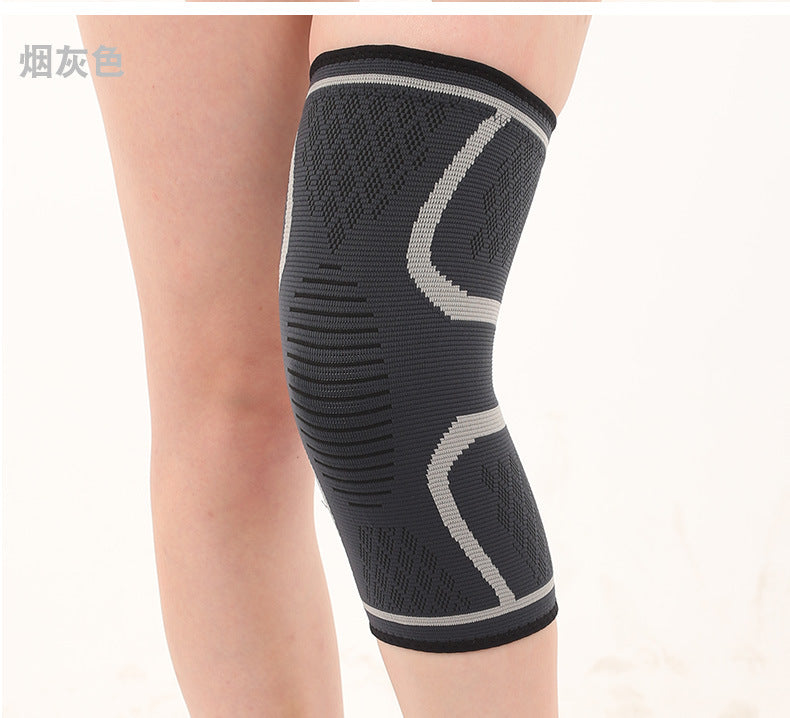 Three-color four-way elastic non-slip warm nylon knitted protective gear outdoor riding mountaineering