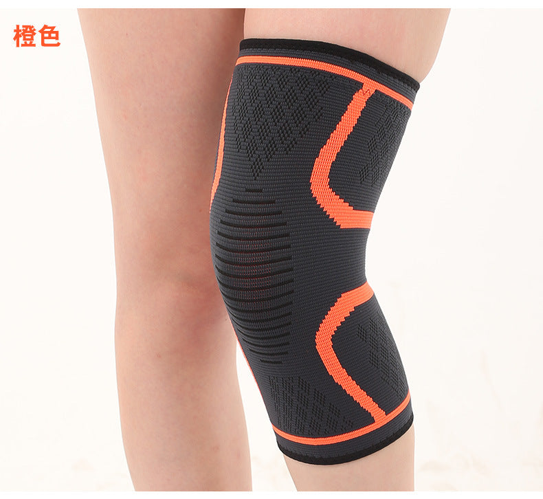 Three-color four-way elastic non-slip warm nylon knitted protective gear outdoor riding mountaineering