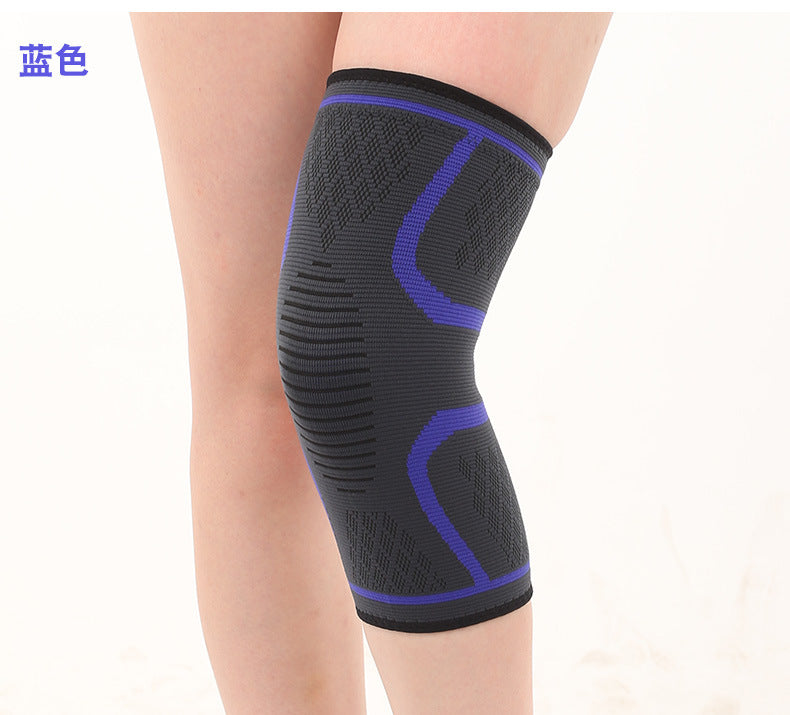 Three-color four-way elastic non-slip warm nylon knitted protective gear outdoor riding mountaineering