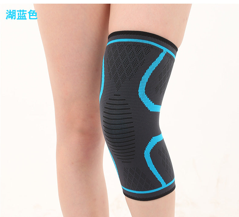 Three-color four-way elastic non-slip warm nylon knitted protective gear outdoor riding mountaineering