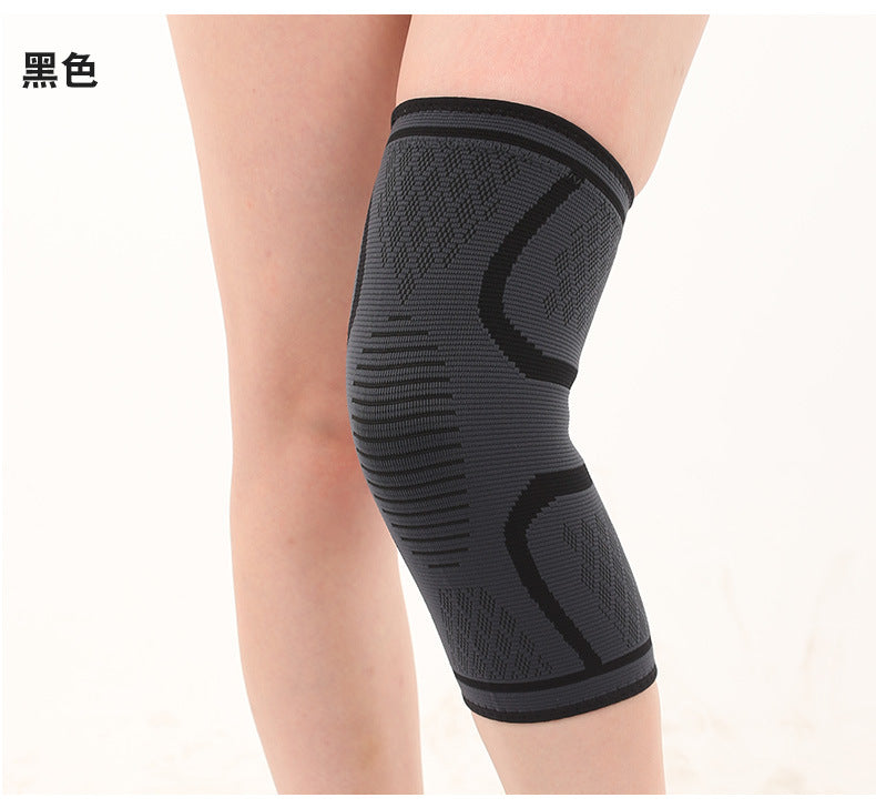 Three-color four-way elastic non-slip warm nylon knitted protective gear outdoor riding mountaineering