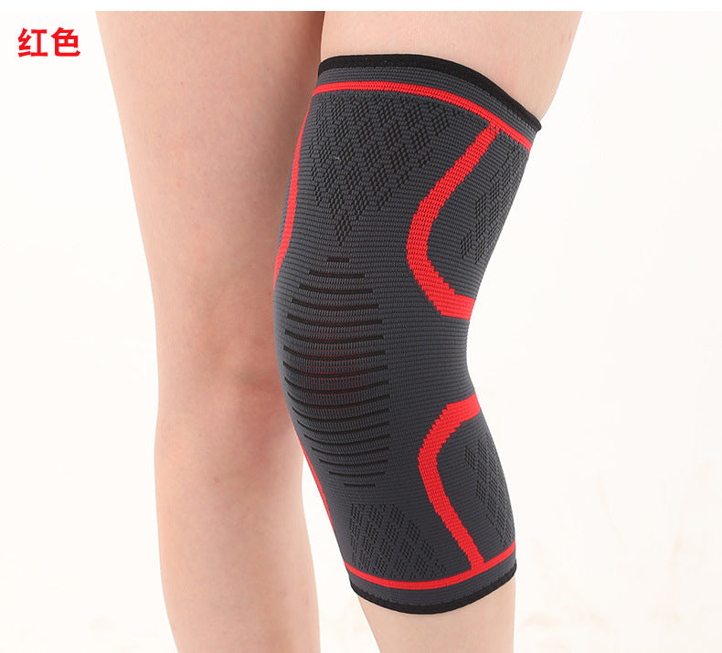 Three-color four-way elastic non-slip warm nylon knitted protective gear outdoor riding mountaineering