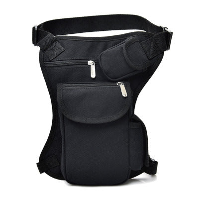 Cycling canvas waist bag Outdoor tactical leg bag Men's bag Leisure sports waist bag Fishing tackle bag