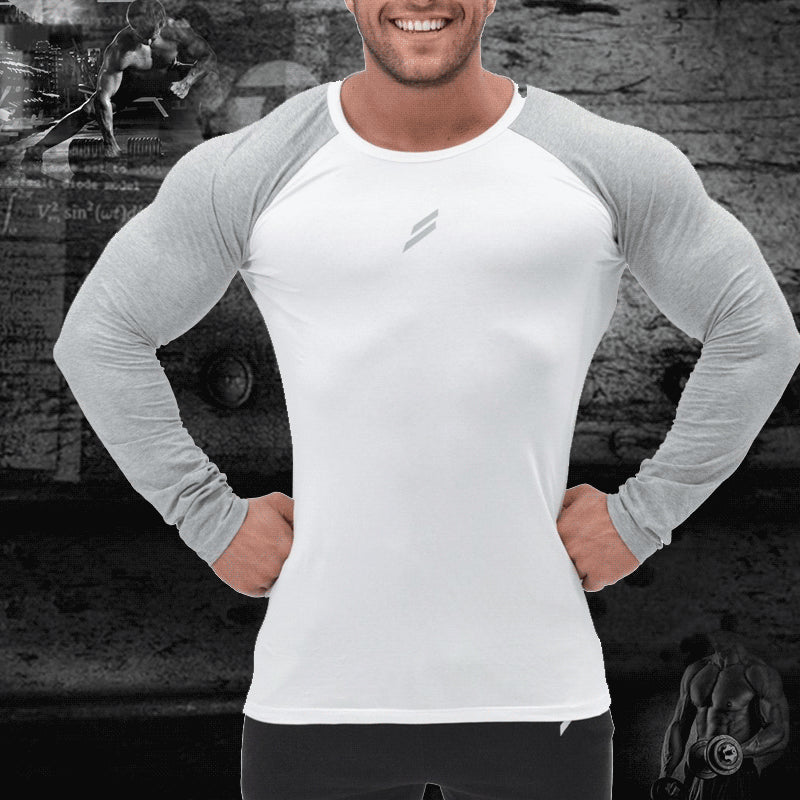 Muscle Brothers Men's Fitness Exercise Quick-drying Quick-drying Super Elastic T-shirt