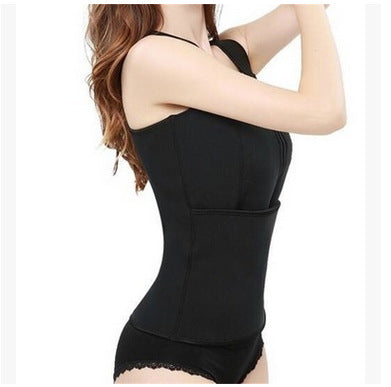 Hot shaper fever sports vest zipper abdomen corset belt neoprene ladies corset