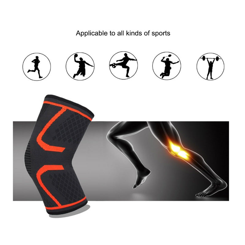 Sports Knee Pads Running Basketball Badminton Protective Gear Silicone Anti-sliding Knee Pads Children's Knee Pads Breathable Elastic Knee Pads