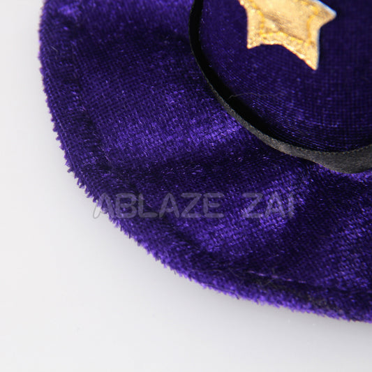 Halloween dog transforming hat cat ghost festival purple witch hat