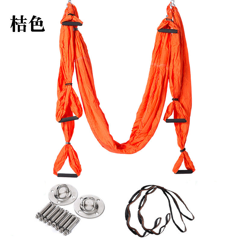 New 6 color  Strength Decompression yoga Hammock Inversion Trapeze  Anti-Gravity Aerial Traction Yoga Gym strap  yoga Swing  set