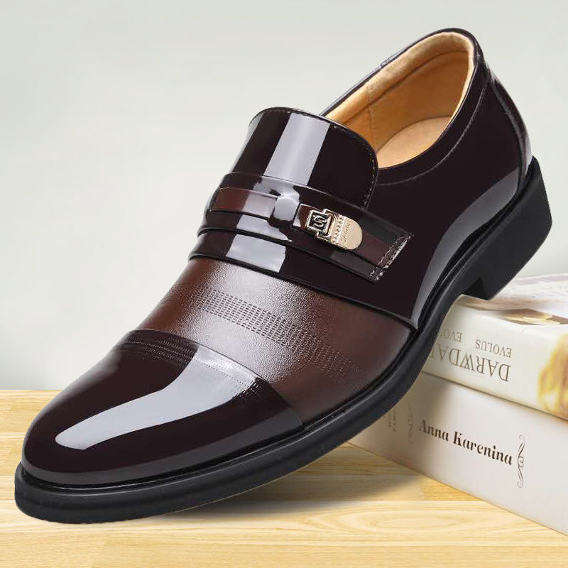 European and American A new generation of cross-border men's leather shoes