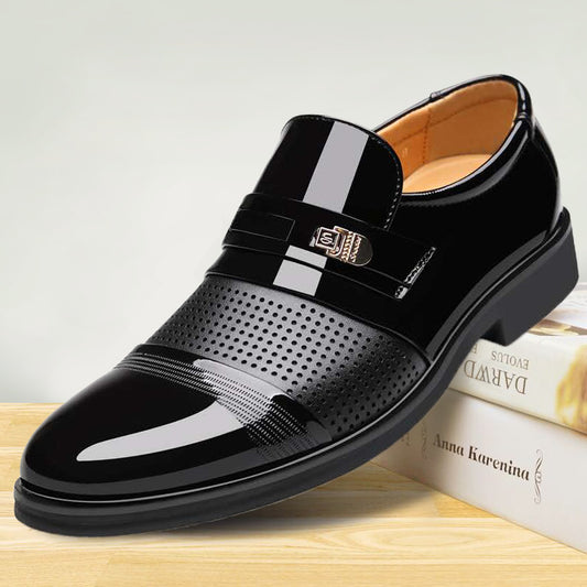 European and American A new generation of cross-border men's leather shoes