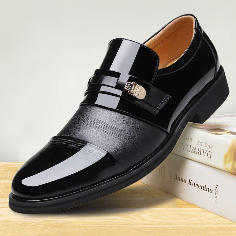 European and American A new generation of cross-border men's leather shoes