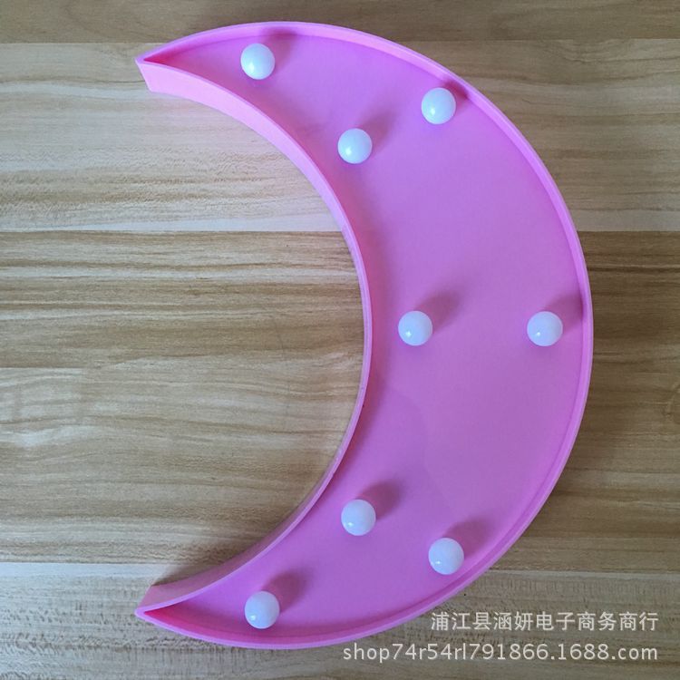 INS Girl Heart Bedside Lamp LED Modeling Light Night Light Rainbow Star Moon Christmas Gift Factory