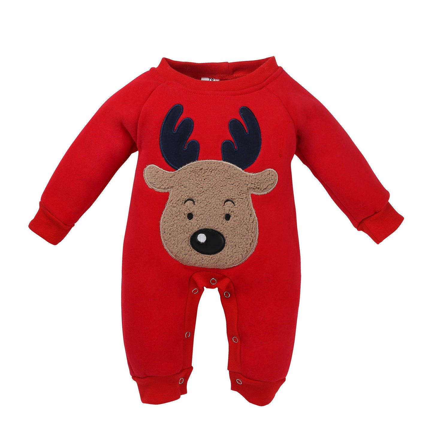 Ins high quality children's clothing export newborn long-sleeved elk crawling clothing baby Christmas clothing