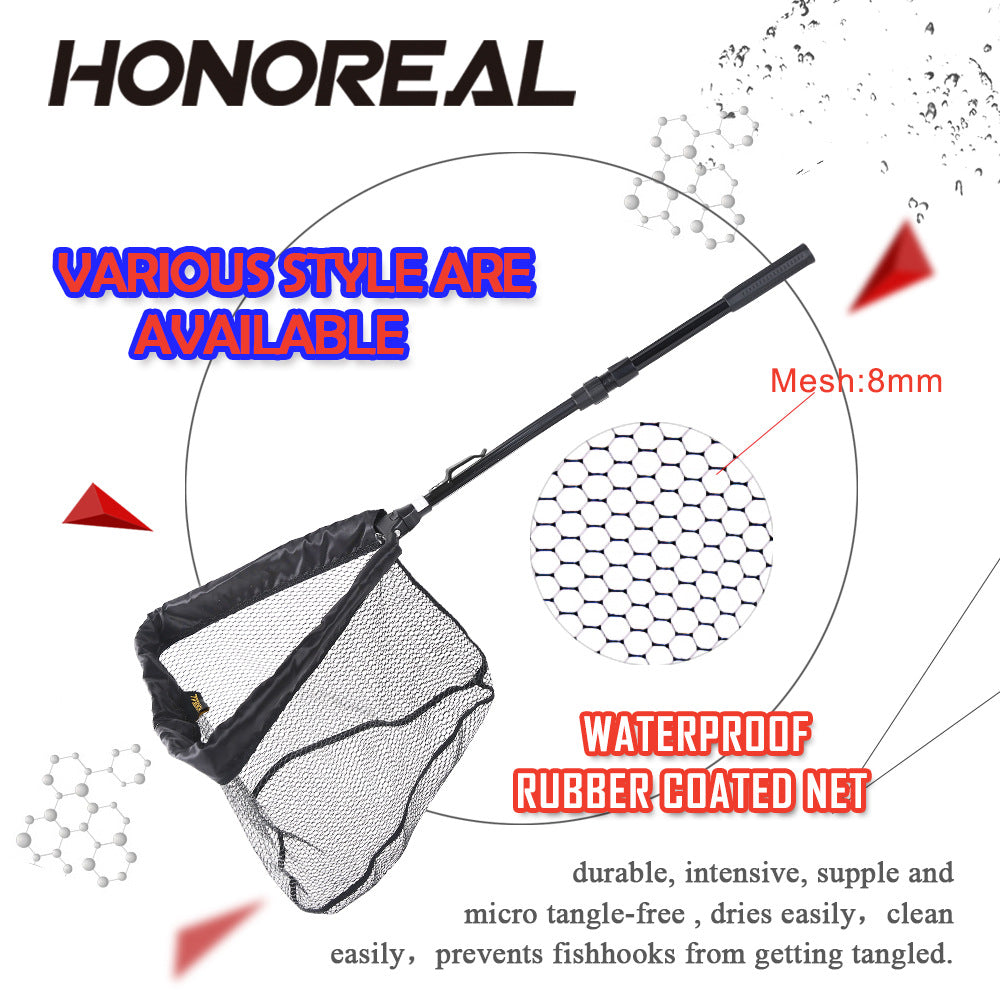 Triangle folding portable fishing net