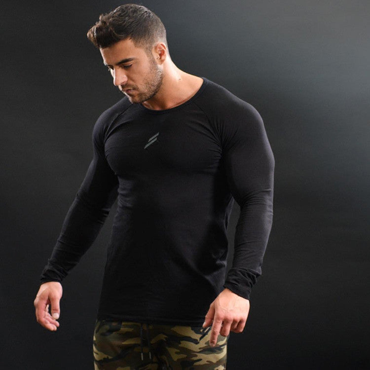 Muscle Brothers Men's Fitness Exercise Quick-drying Quick-drying Super Elastic T-shirt