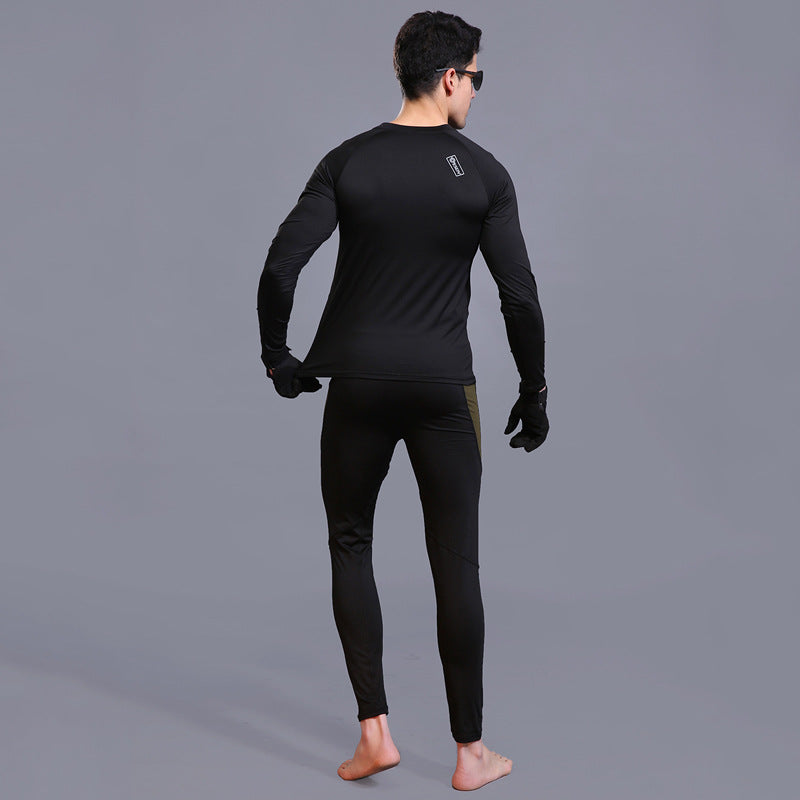 ESDY outdoor sports functional underwear fleece thermal underwear sports suit physical suit