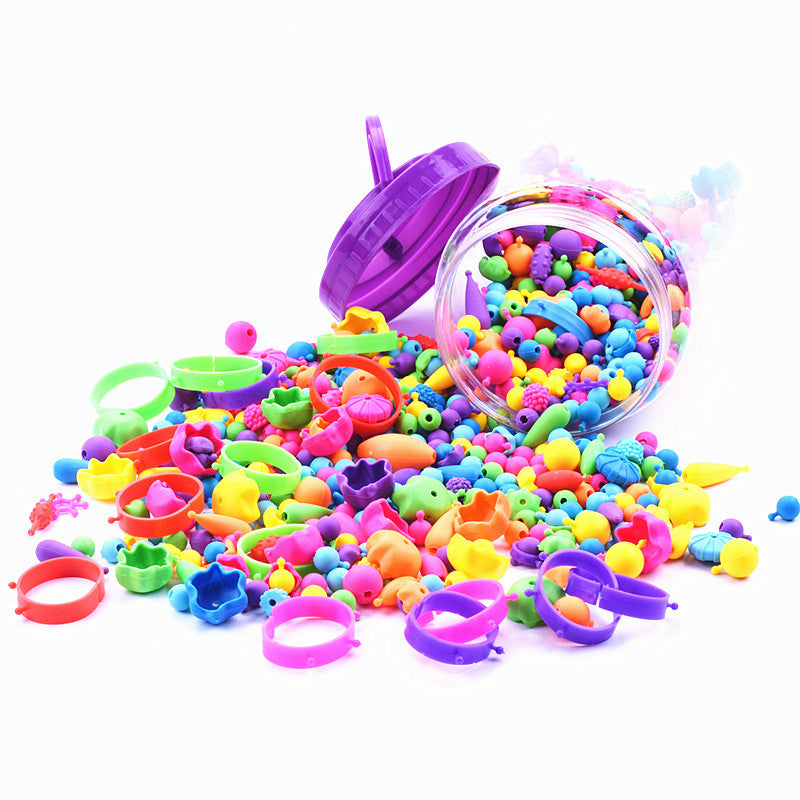 Yiwu creative pop beads cordless beaded handmade DIY environmental protection non-toxic children's toys gift educational toys