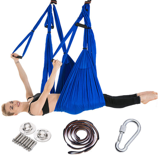 New 6 color  Strength Decompression yoga Hammock Inversion Trapeze  Anti-Gravity Aerial Traction Yoga Gym strap  yoga Swing  set