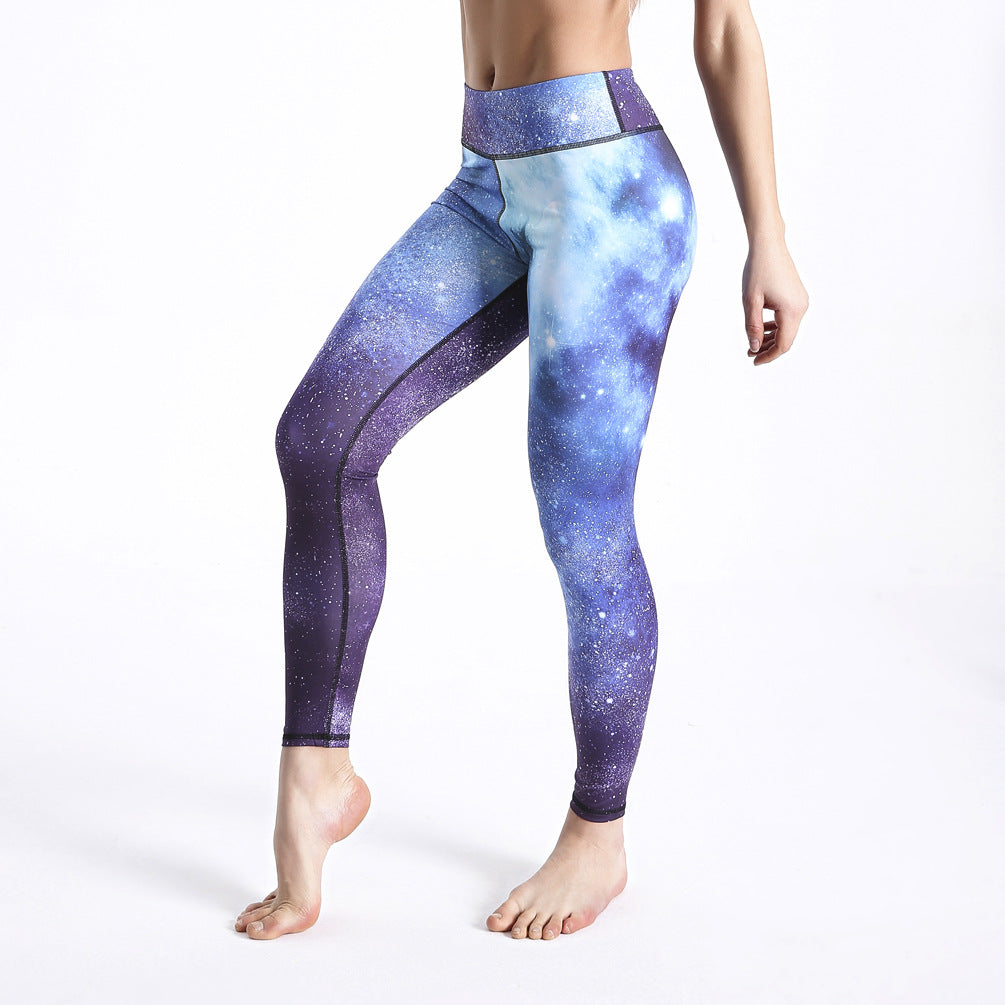 New Products Women's Fitness Pants Printed Slim Yoga Pants