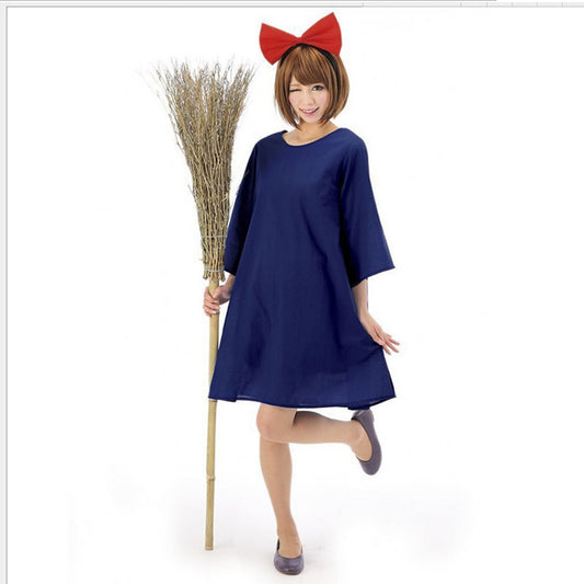 Kiki cosplay Hayao Miyazaki Little Witch Dress Halloween costume