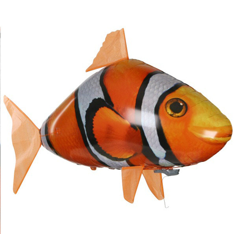 One drop shipping infrared remote control flying fish shark air clown fish children parent-child interaction happy toy