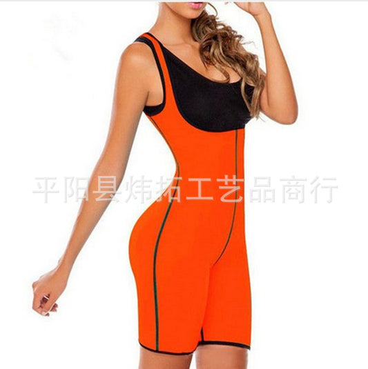 Women's sports corset corsets abdomen waist corsets fat burning sweat tights bodysuit body corset