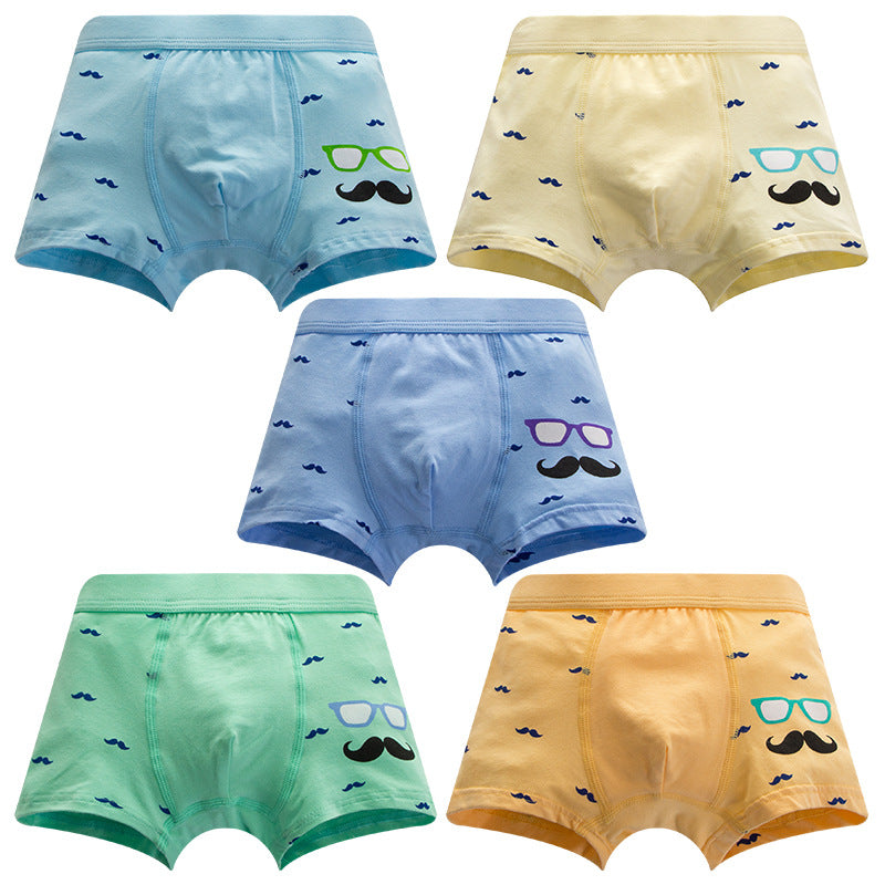 Children's underwear boys cartoon dinosaur cotton student baby boy boxer briefs