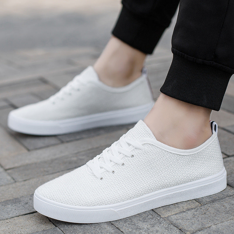 Canvas shoes new breathable light board shoes trend of casual men's shoes