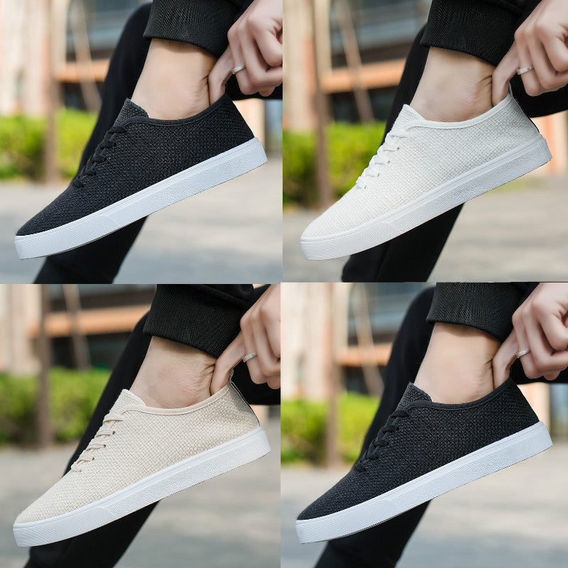 Canvas shoes new breathable light board shoes trend of casual men's shoes