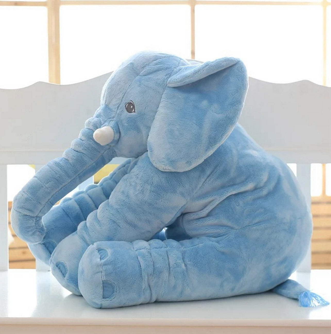 60CM One Piece Gray Elephant Plush Doll With Long Nose Cute PP Cotton Stuffed Baby Super Soft Elephants Toys