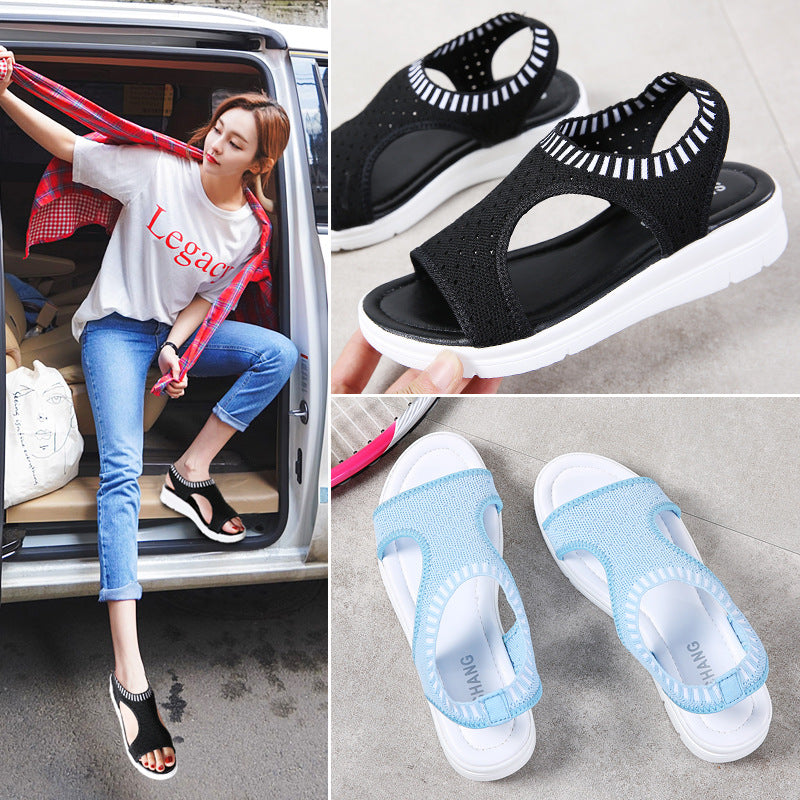 Korean flat-bottom wild student shoes