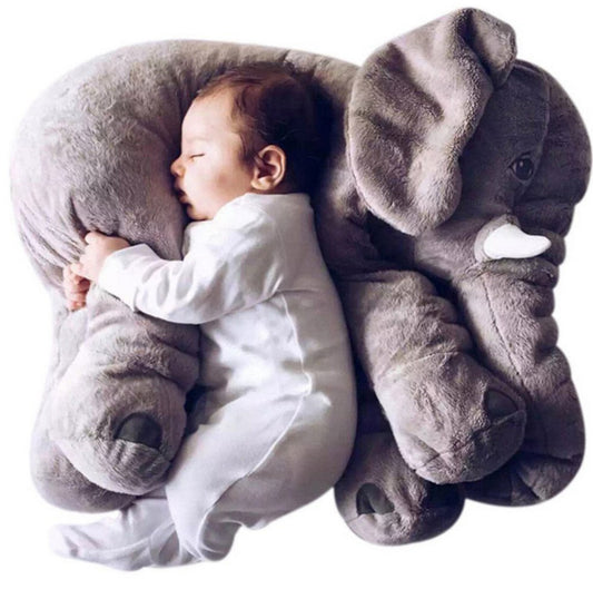 60CM One Piece Gray Elephant Plush Doll With Long Nose Cute PP Cotton Stuffed Baby Super Soft Elephants Toys