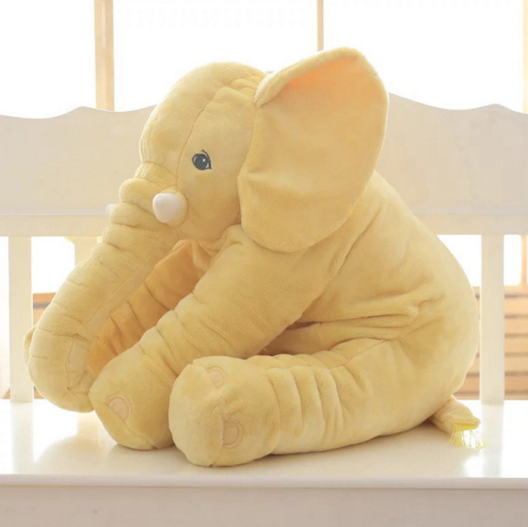 60CM One Piece Gray Elephant Plush Doll With Long Nose Cute PP Cotton Stuffed Baby Super Soft Elephants Toys