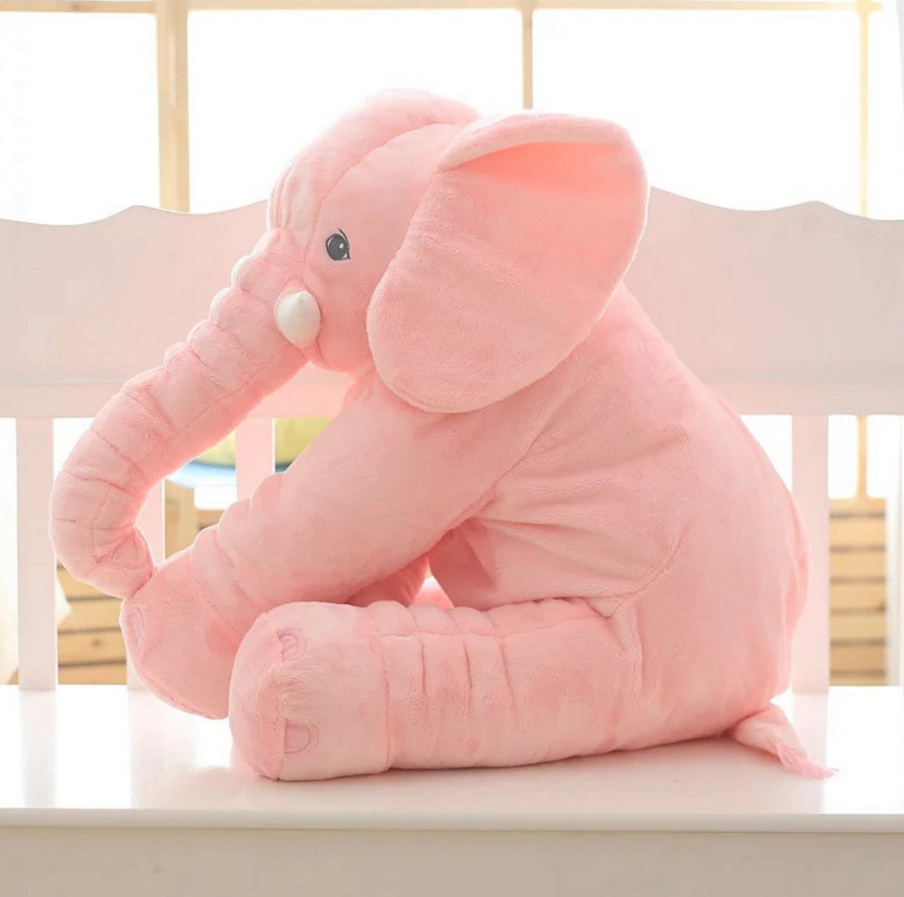 60CM One Piece Gray Elephant Plush Doll With Long Nose Cute PP Cotton Stuffed Baby Super Soft Elephants Toys