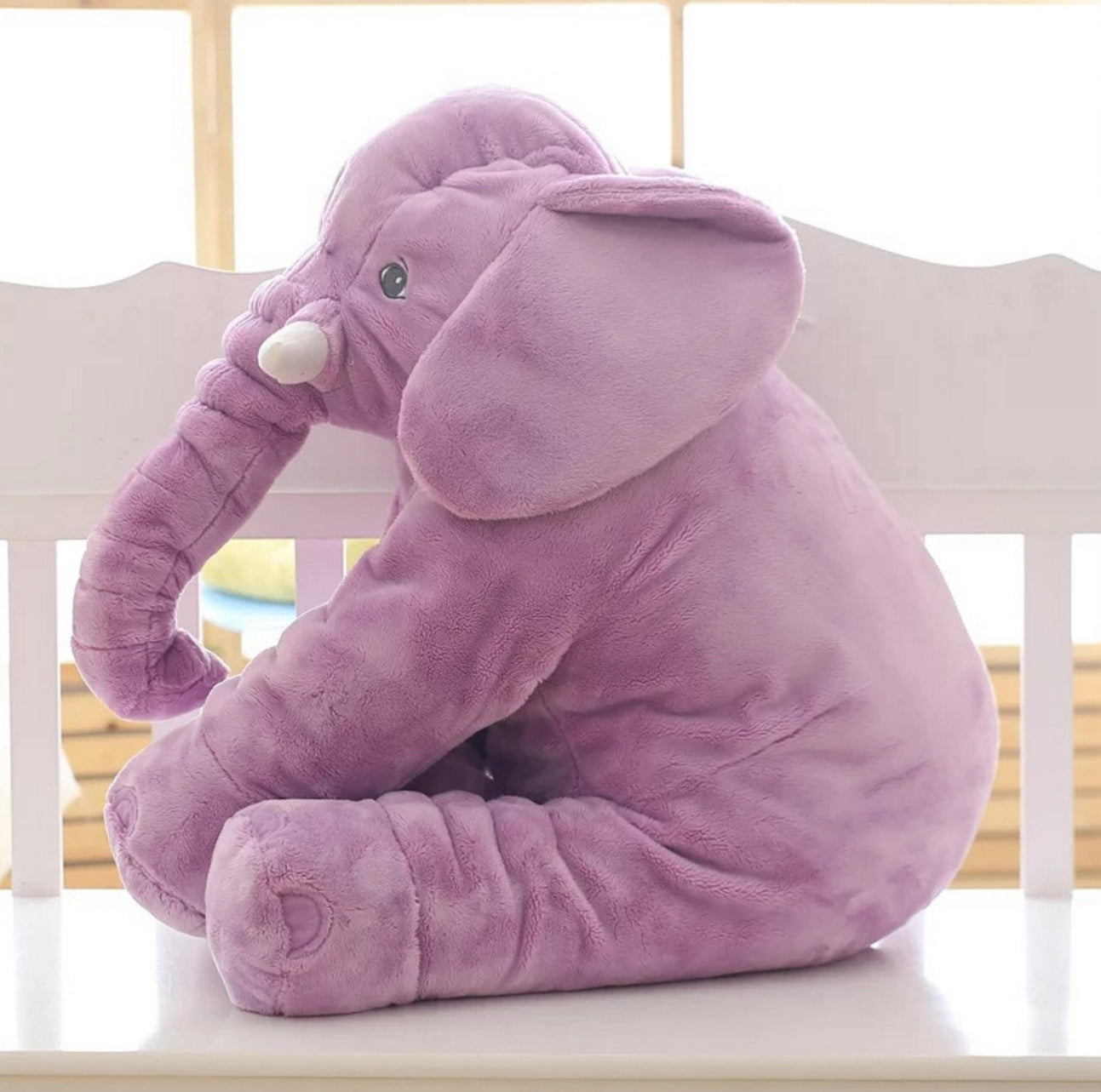 60CM One Piece Gray Elephant Plush Doll With Long Nose Cute PP Cotton Stuffed Baby Super Soft Elephants Toys