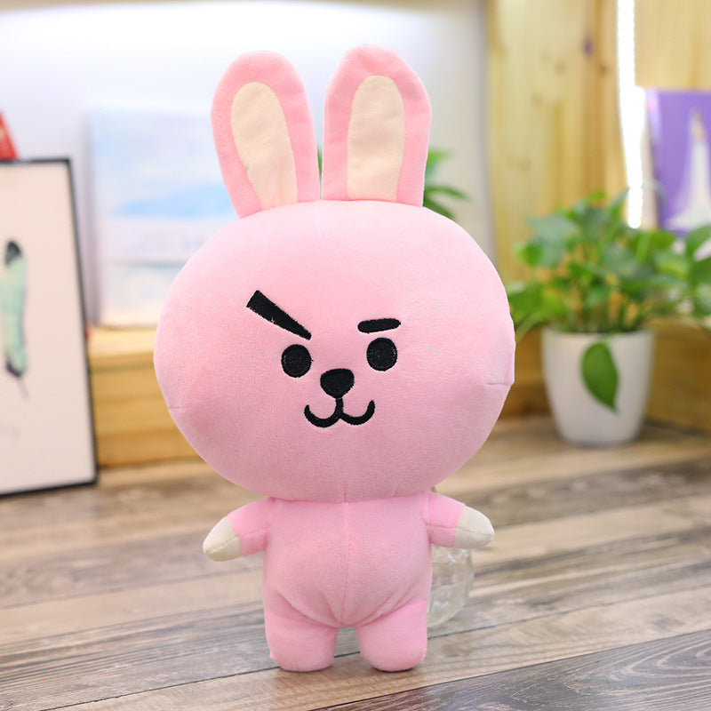 Cartoon creative BTS BTS cartoon star plush toy doll doll holiday gift