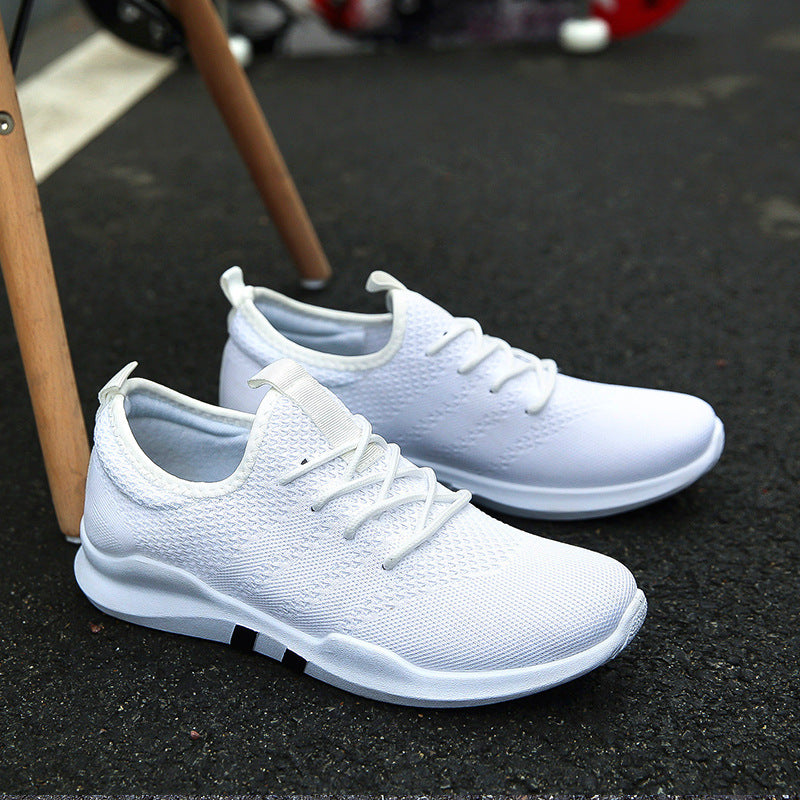 Korean Fashion flying woven breathable canvas shoes trend casual sports tide shoes