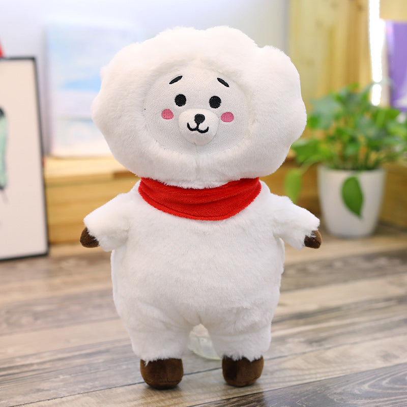 Cartoon creative BTS BTS cartoon star plush toy doll doll holiday gift