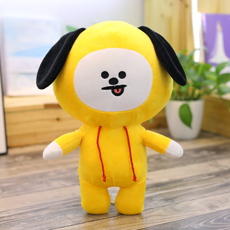 Cartoon creative BTS BTS cartoon star plush toy doll doll holiday gift