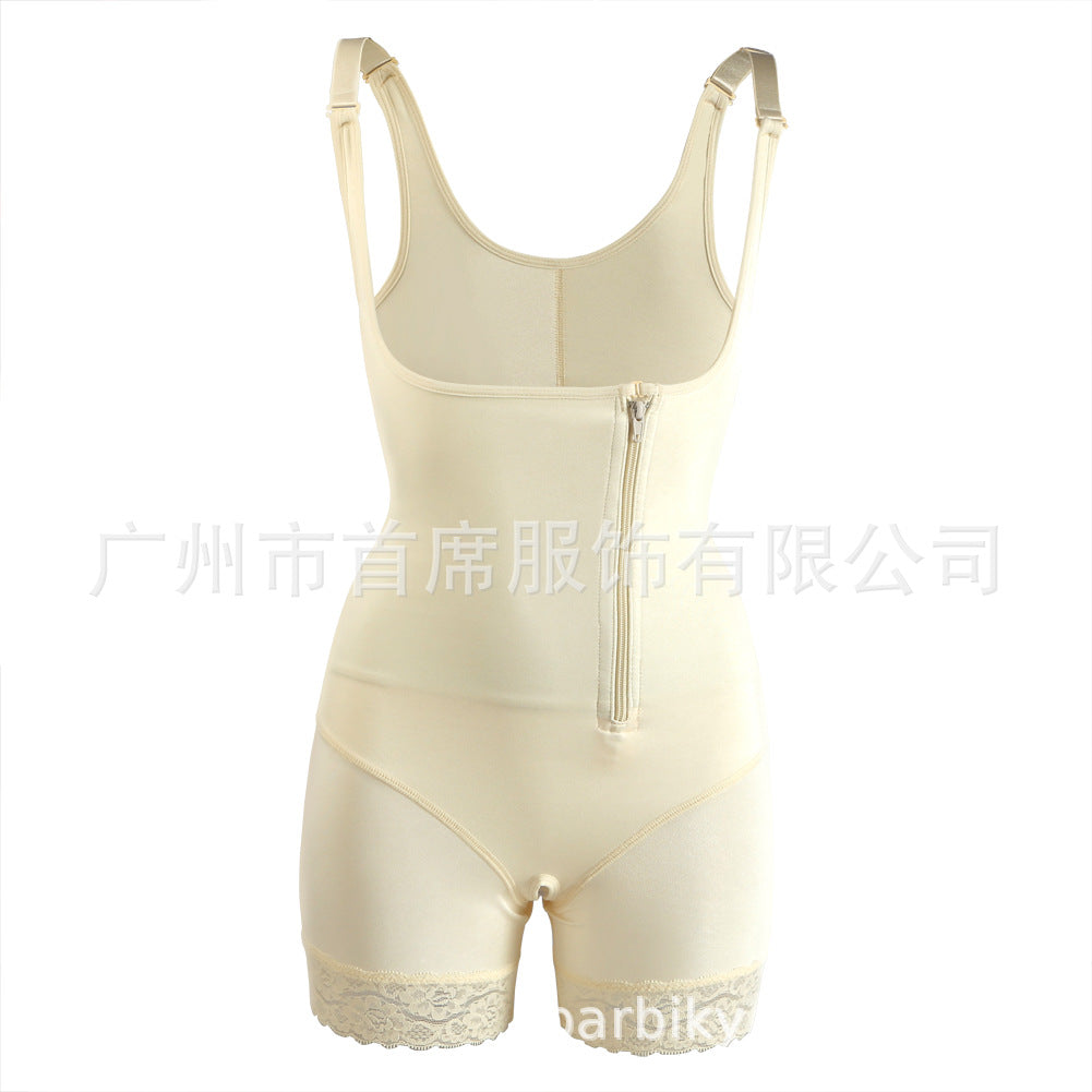 Lishengmei Latex Body Carving One-Piece Body Shapers Body Shapers Belly Body Underwear Large Size