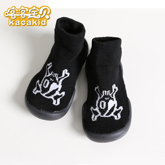 Anti-slip children's indoor shoes, baby floor shoes, outdoor rubber-soled children's shoes