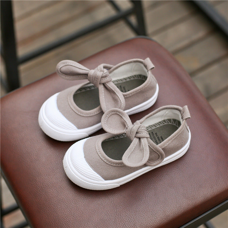 New baby canvas shoes boys indoor shoes girls white shoes kindergarten students shoes