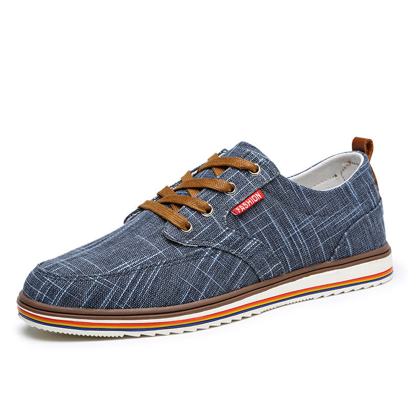 European and American large size linen casual shoes