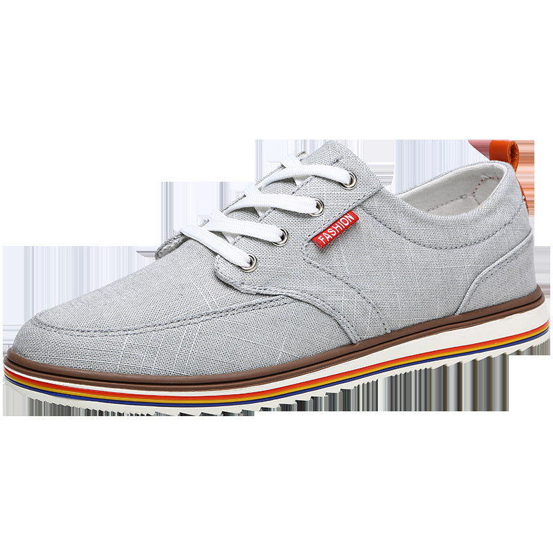 European and American large size linen casual shoes