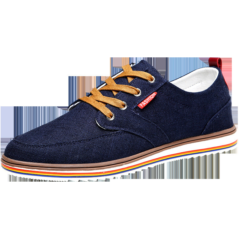 European and American large size linen casual shoes